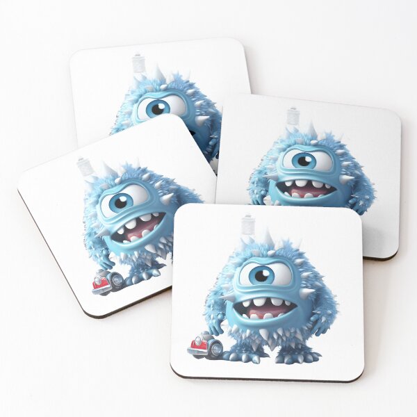 Item preview, Charming Icy Blue Car Monster designed and sold by mazur301.