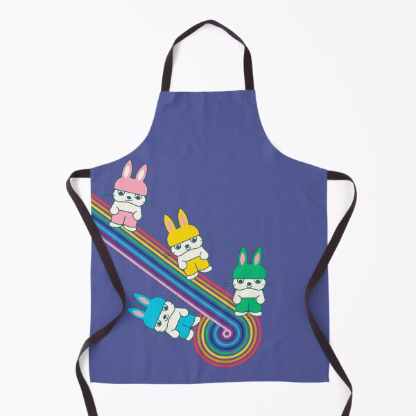 Item preview, Rainbow cute kawaii baby bunnies falling down designed and sold by Webstudio 2Amigos.