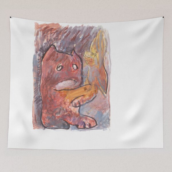 Item preview, Cat Horus (Tempera Painting by ACCI) designed and sold by VanyssaGraphics.