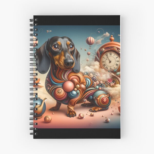 Item preview, Surrealist Dachshund Showcase designed and sold by PawspectCreate.