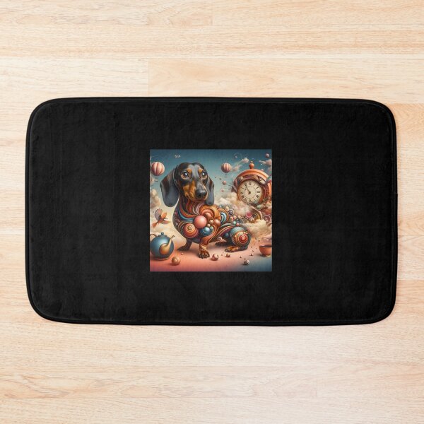Item preview, Surrealist Dachshund Showcase designed and sold by PawspectCreate.