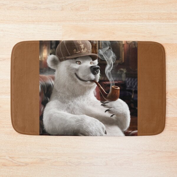 Item preview, Polar Bear smoking a Pipe designed and sold by RWCarpenter.