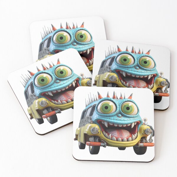Item preview, Whimsical Playful Car Monster designed and sold by mazur301.