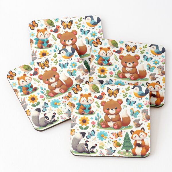 Item preview, Cute Creatures of the Forest , Cute Animals Inspired Design designed and sold by GPrint001.