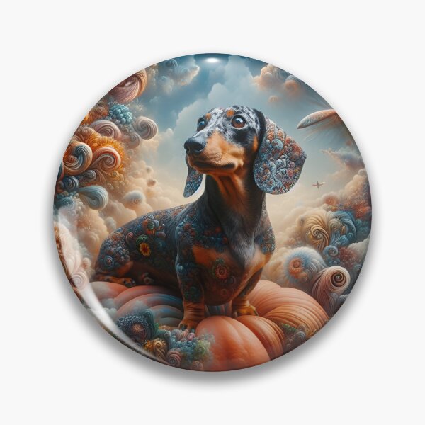 Item preview, Surreal Dachshund Expression designed and sold by PawspectCreate.