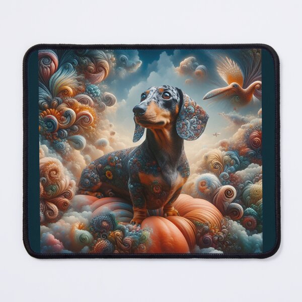 Item preview, Surreal Dachshund Expression designed and sold by PawspectCreate.