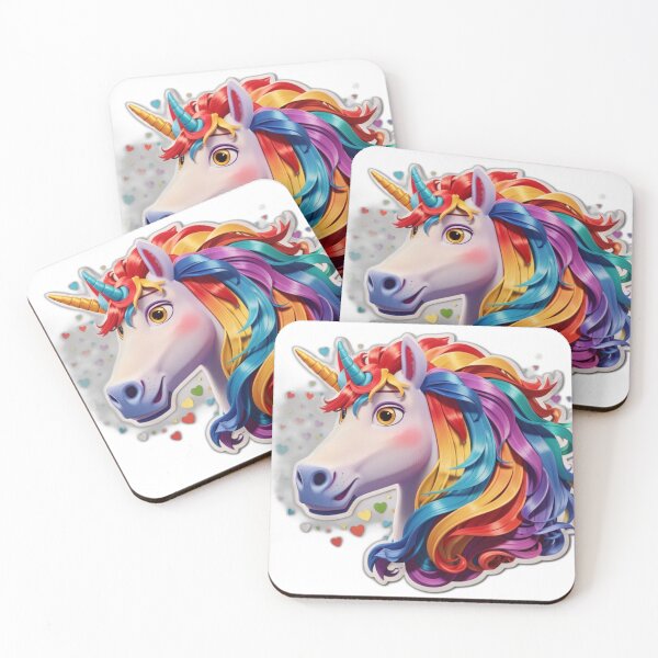Item preview, Rainbow Unicorn T-Shirt Design designed and sold by artistmagicshop.