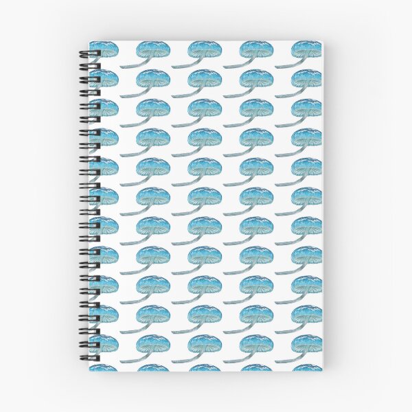 Item preview, Blue Mushroom - Mycena Interrupta designed and sold by ElomaArts.