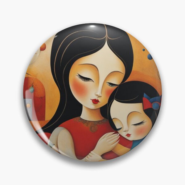 Item preview, Infinite Tenderness: Mother and Child designed and sold by Owl-o-the-wisp.