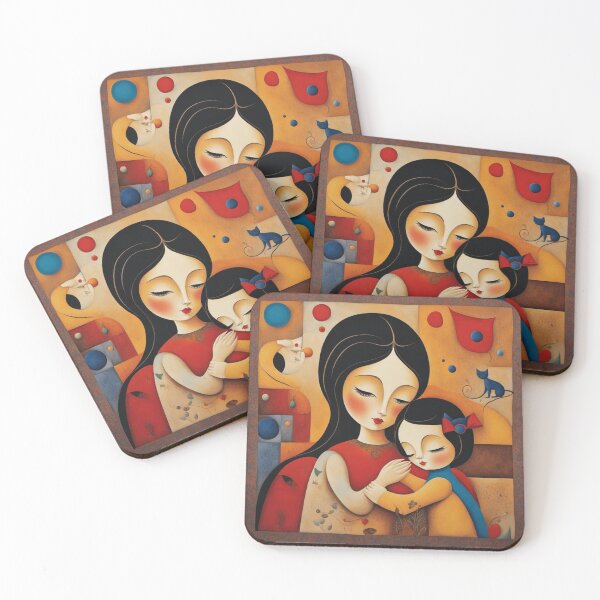 Item preview, Infinite Tenderness: Mother and Child designed and sold by Owl-o-the-wisp.
