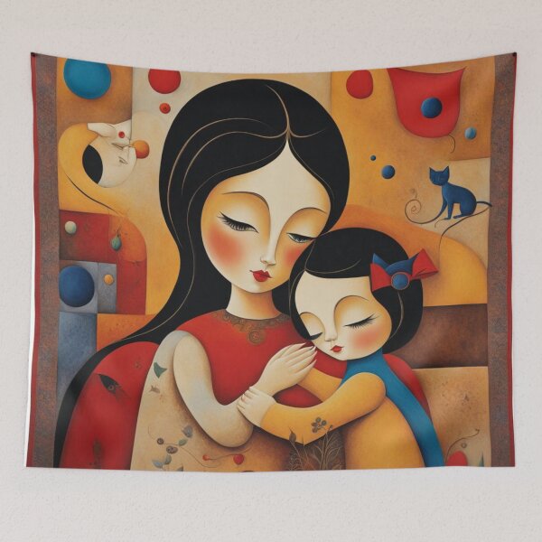 Item preview, Infinite Tenderness: Mother and Child designed and sold by Owl-o-the-wisp.
