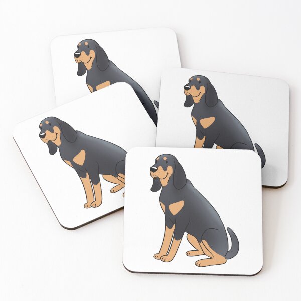 Item preview, Black and tan coonhound dog  designed and sold by Yaragold.
