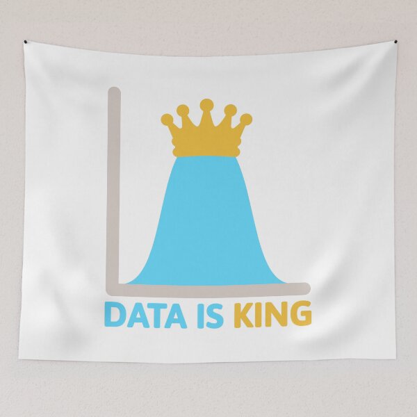 Artikelvorschau, Daten sind König! Lustiger Datenanalyst entworfen und verkauft von PMCreative.