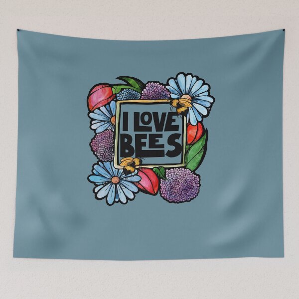 Item preview, I Love Bees designed and sold by FrictionMaxxing.