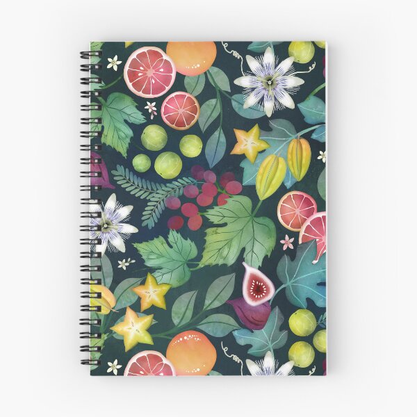 Item preview, Lush tropical fruit and leaves designed and sold by adenaJ.