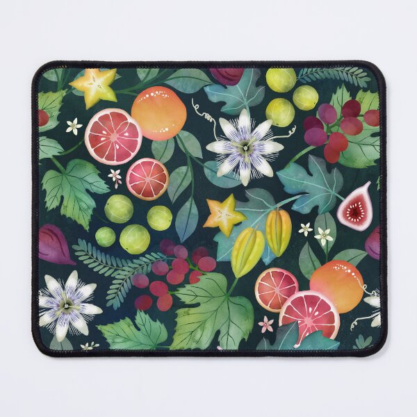 Item preview, Lush tropical fruit and leaves designed and sold by adenaJ.