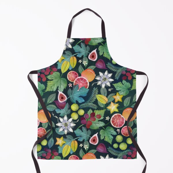 Item preview, Lush tropical fruit and leaves designed and sold by adenaJ.