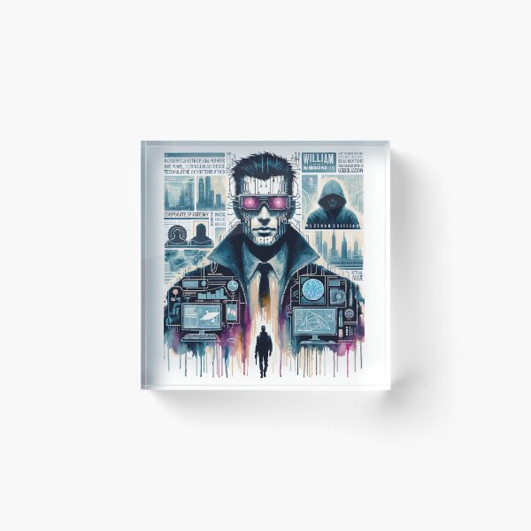 Item preview, Neuromancer - Watercolour designed and sold by Sovietmovies.
