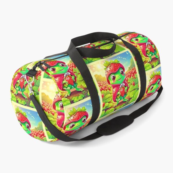 Item preview, Strawberry Frog: Adorable Chibi Cartoon designed and sold by Health And Fitness Posts e-Store.