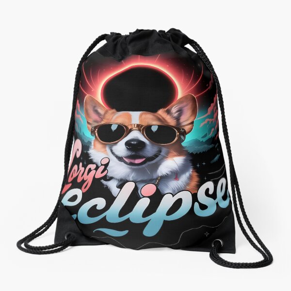 Item preview, Cute Corgi Dog Eclipse designed and sold by PlanetMarker.