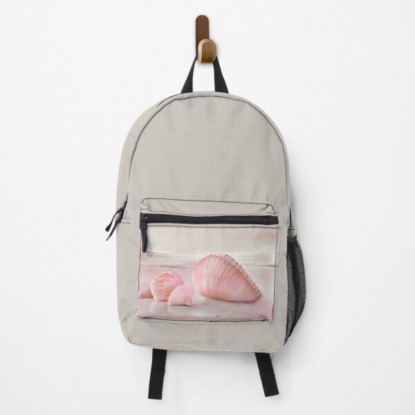 Item preview, Seashells On The Beach. Abstract Seascape In Pastel Pink designed and sold by Pretty-Bird.