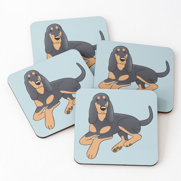 Item preview, Black and tan coonhound dog  designed and sold by Yaragold.