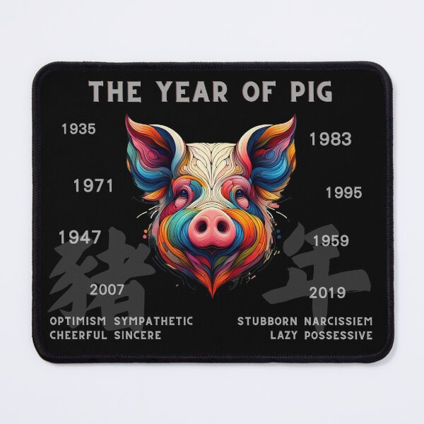 Item preview, Zodiac Signs - Pig designed and sold by PrintsQuarter.