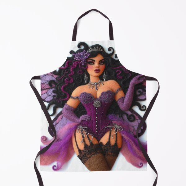 Item preview, Seductive Purple Burlesque Butterfly Fairy designed and sold by FairytalePress.