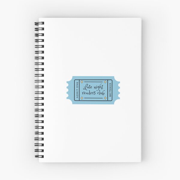 Item preview, Late night readers club sticker designed and sold by ElisabethEllen.