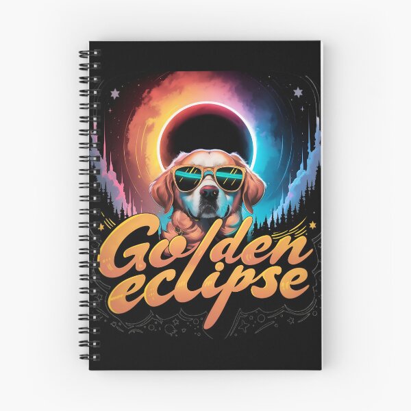 Item preview, Cute Golden Retriever Dog Eclipse designed and sold by PlanetMarker.
