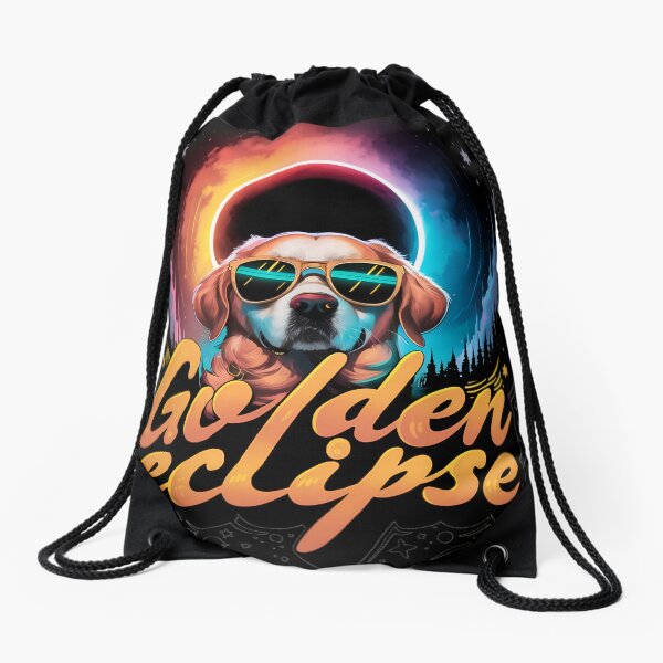 Item preview, Cute Golden Retriever Dog Eclipse designed and sold by PlanetMarker.