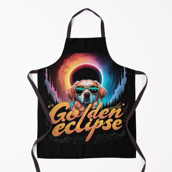 Item preview, Cute Golden Retriever Dog Eclipse designed and sold by PlanetMarker.