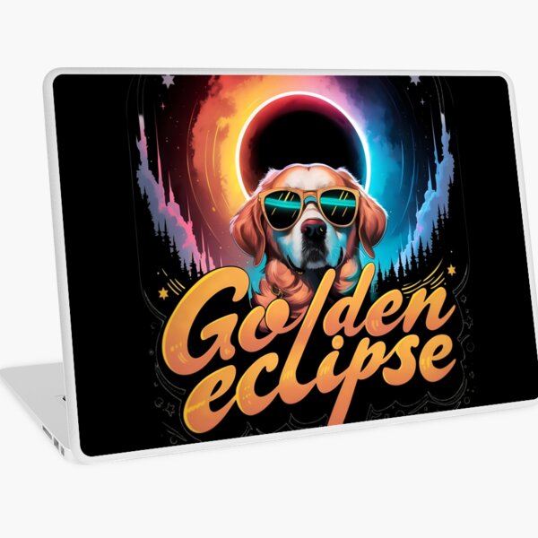 Item preview, Cute Golden Retriever Dog Eclipse designed and sold by PlanetMarker.