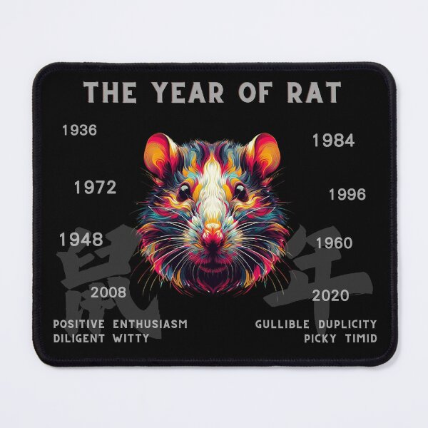 Item preview, Zodiac Signs - Rat designed and sold by PrintsQuarter.