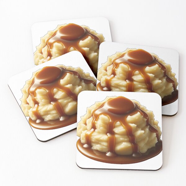Item preview, Mashed Potatoes with Gravy Food Side Item for Dinner designed and sold by kylmllr101684.
