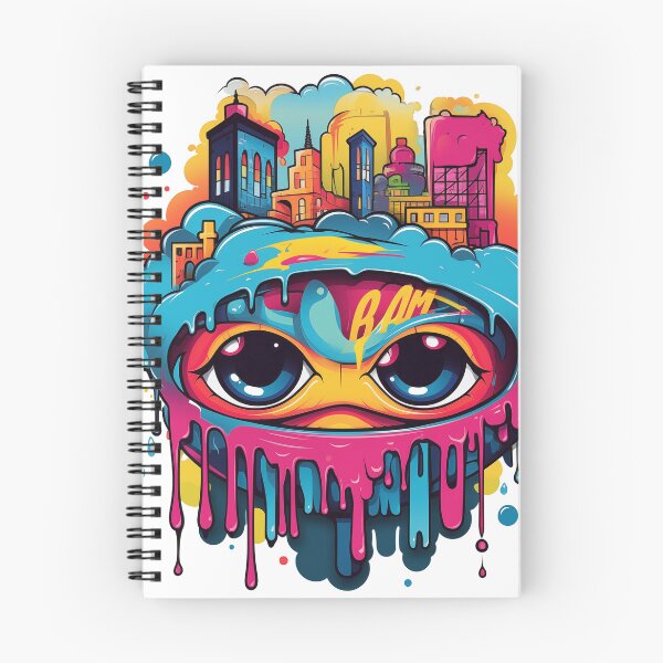 Item preview, Graffiti style urban dissatisfied eyes and city ontop 90s designed and sold by slemfiskz.