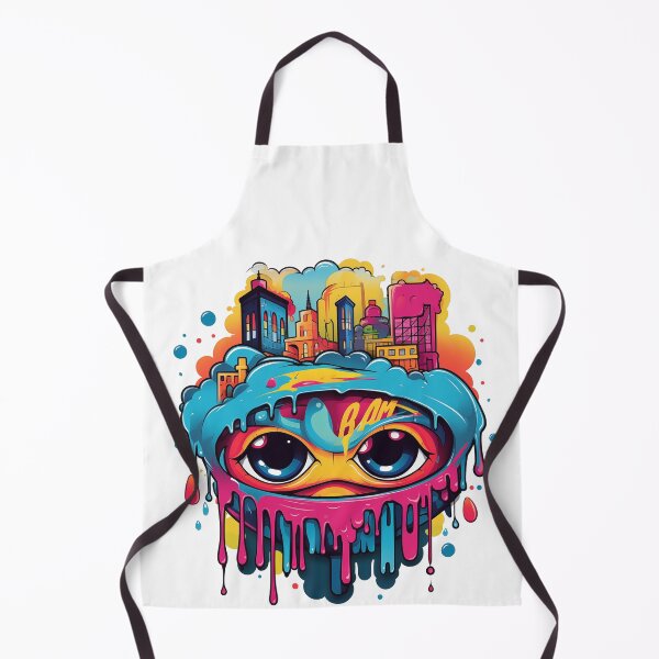 Item preview, Graffiti style urban dissatisfied eyes and city ontop 90s designed and sold by slemfiskz.
