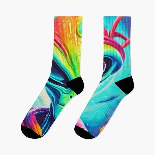 Item preview, Arte alienígena de moda: tonos fríos designed and sold by Health And Fitness Posts e-Store.