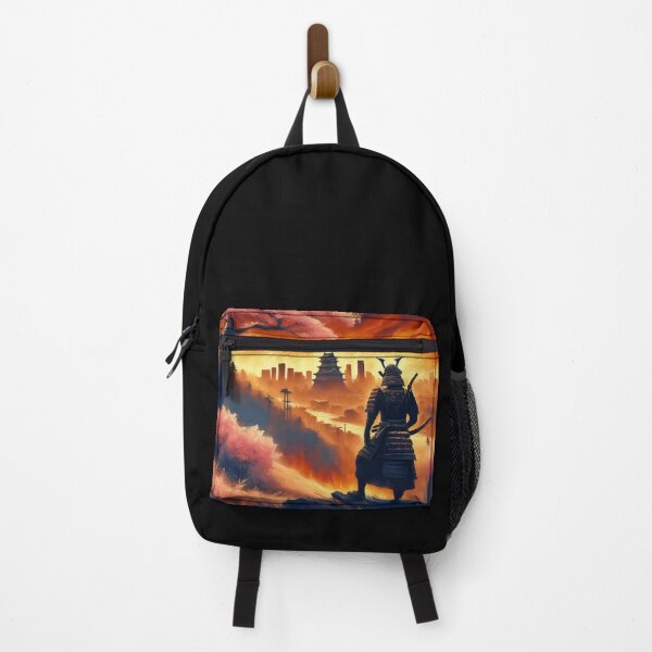 Item preview, Samurai Watching The Burning City Of Tokyo designed and sold by TomFrontierArt.