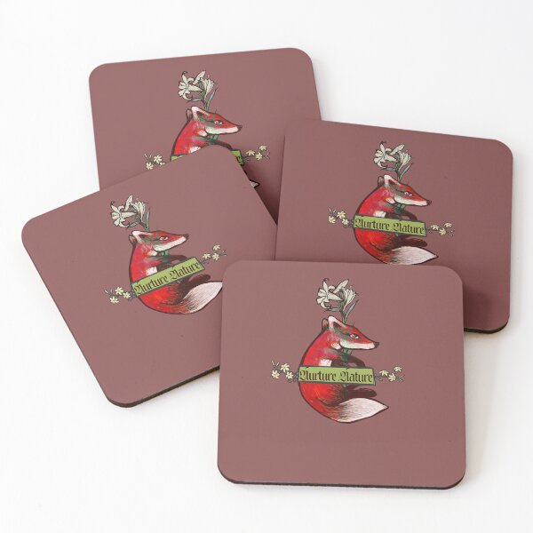Item preview, Nurture Nature Fox designed and sold by FrictionMaxxing.