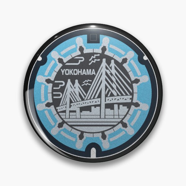 Artikelvorschau, Yokohama Kanaldeckel Kunst entworfen und verkauft von Musashi1996Art.