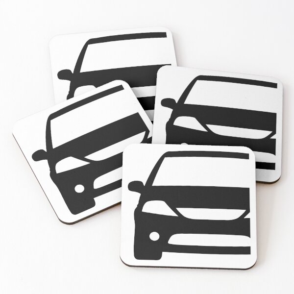 Item preview, Citroen C3 2002-2008 square black silhouette designed and sold by EdimDesign.