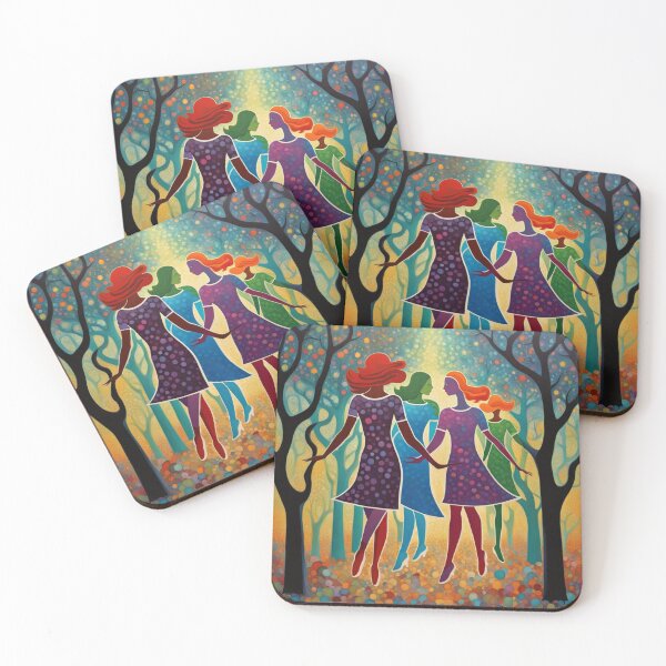 Item preview, Daughters of the Glade: Ethereal Reunion designed and sold by Owl-o-the-wisp.