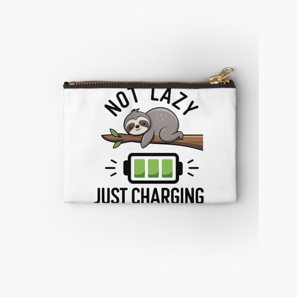 Item preview, Not Lazy Just Charging Sloth designed and sold by Krieghorn.