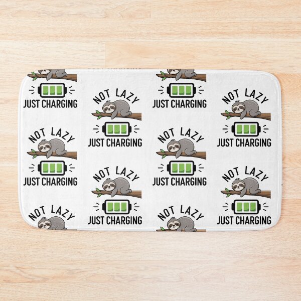 Item preview, Not Lazy Just Charging Sloth designed and sold by Krieghorn.