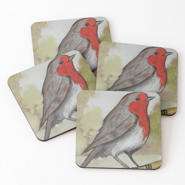 Item preview, Robin. Watercolor on 18x13cm watercolor paper. designed and sold by crowleyronan123.