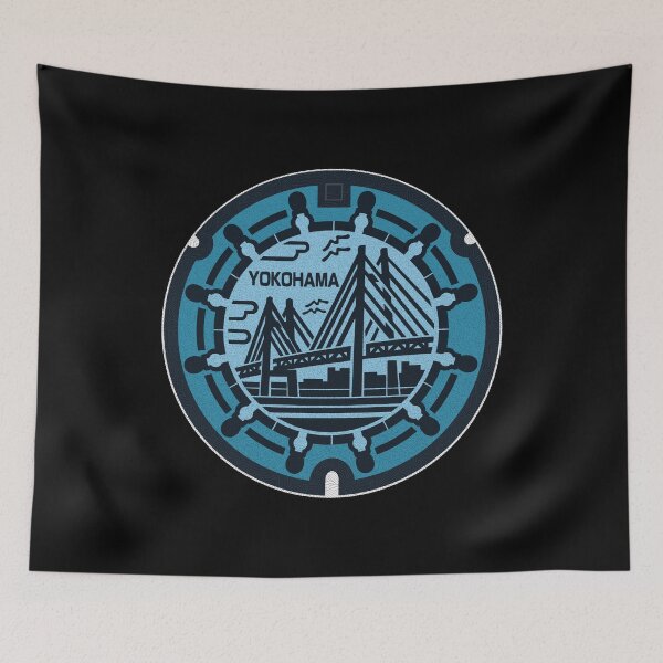 Item preview, Yokohama Manhole Cover Art 2 designed and sold by Musashi1996Art.