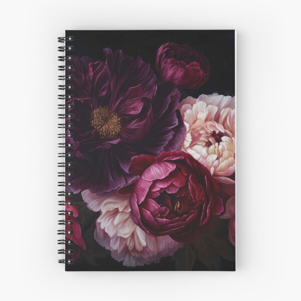 Item preview, Baroque Maximalism Bold Night Peonies Nightgarden designed and sold by UtArt.