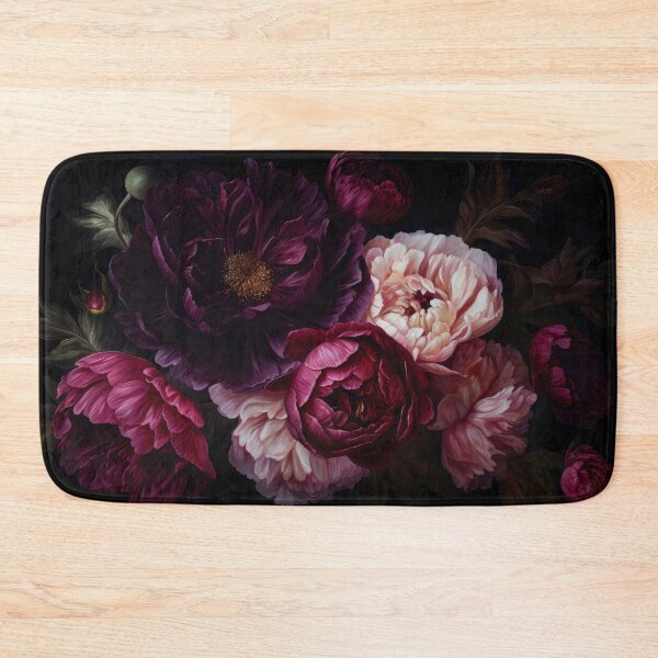 Item preview, Baroque Maximalism Bold Night Peonies Nightgarden designed and sold by UtArt.