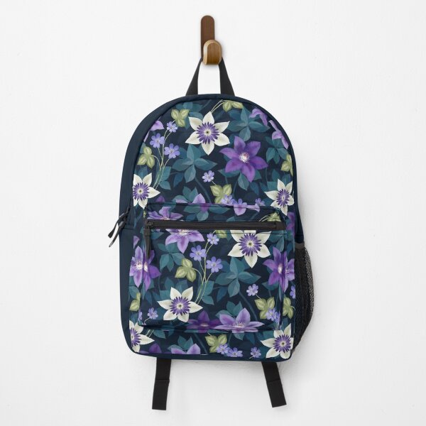 Item preview, Clematis vines and Liverleaf Anemone flower designed and sold by adenaJ.